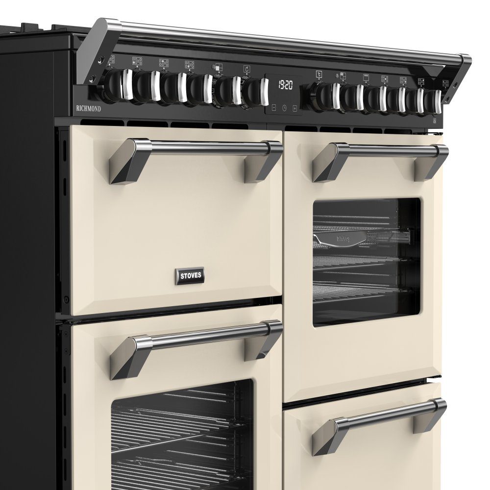 Stoves Richmond 100DF Dual Fuel Range Cooker 444411857 - CREAM Stoves Richmond 100DF Dual Fuel Range Cooker 444411857 - CREAM
