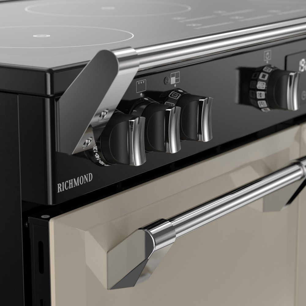 Stoves Richmond 100EI Induction Range Cooker 444411860 - CREAM Stoves Richmond 100EI Induction Range Cooker 444411860 - CREAM