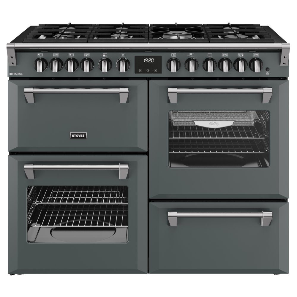 Stoves Richmond 90DF Dual Fuel Range Cooker 444411849 - Anthracite