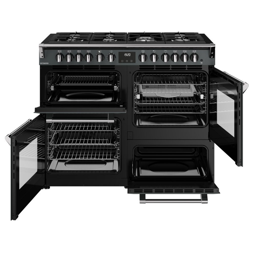 Stoves Richmond 90DF Dual Fuel Range Cooker 444411849 - Anthracite Stoves Richmond 90DF Dual Fuel Range Cooker 444411849 - Anthracite