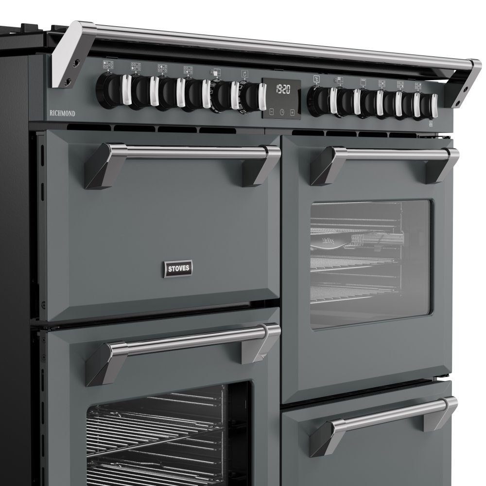 Stoves Richmond 90DF Dual Fuel Range Cooker 444411849 - Anthracite Stoves Richmond 90DF Dual Fuel Range Cooker 444411849 - Anthracite