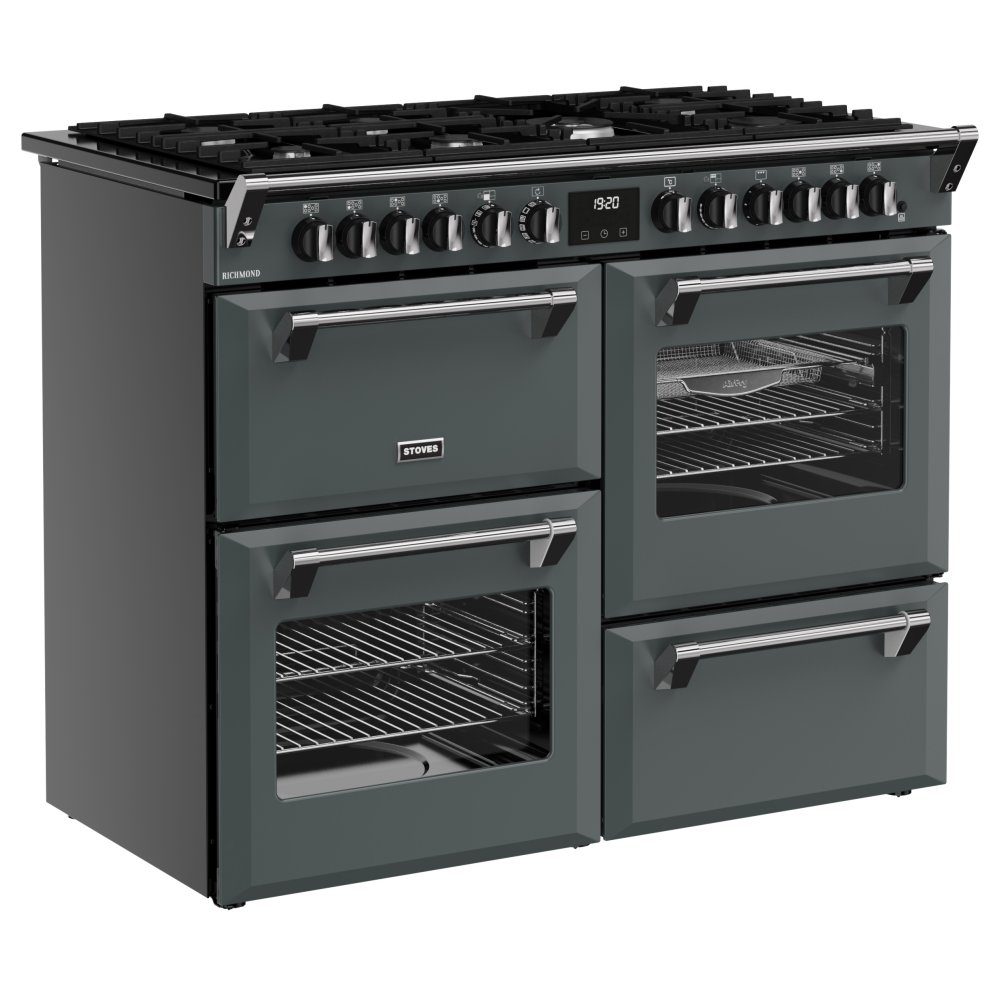 Stoves Richmond 90DF Dual Fuel Range Cooker 444411849 - Anthracite Stoves Richmond 90DF Dual Fuel Range Cooker 444411849 - Anthracite