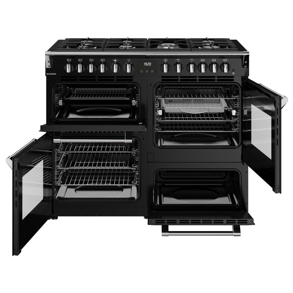 Stoves Richmond 110DF Dual Fuel Range Cooker 444411862 - BLACK Stoves Richmond 110DF Dual Fuel Range Cooker 444411862 - BLACK