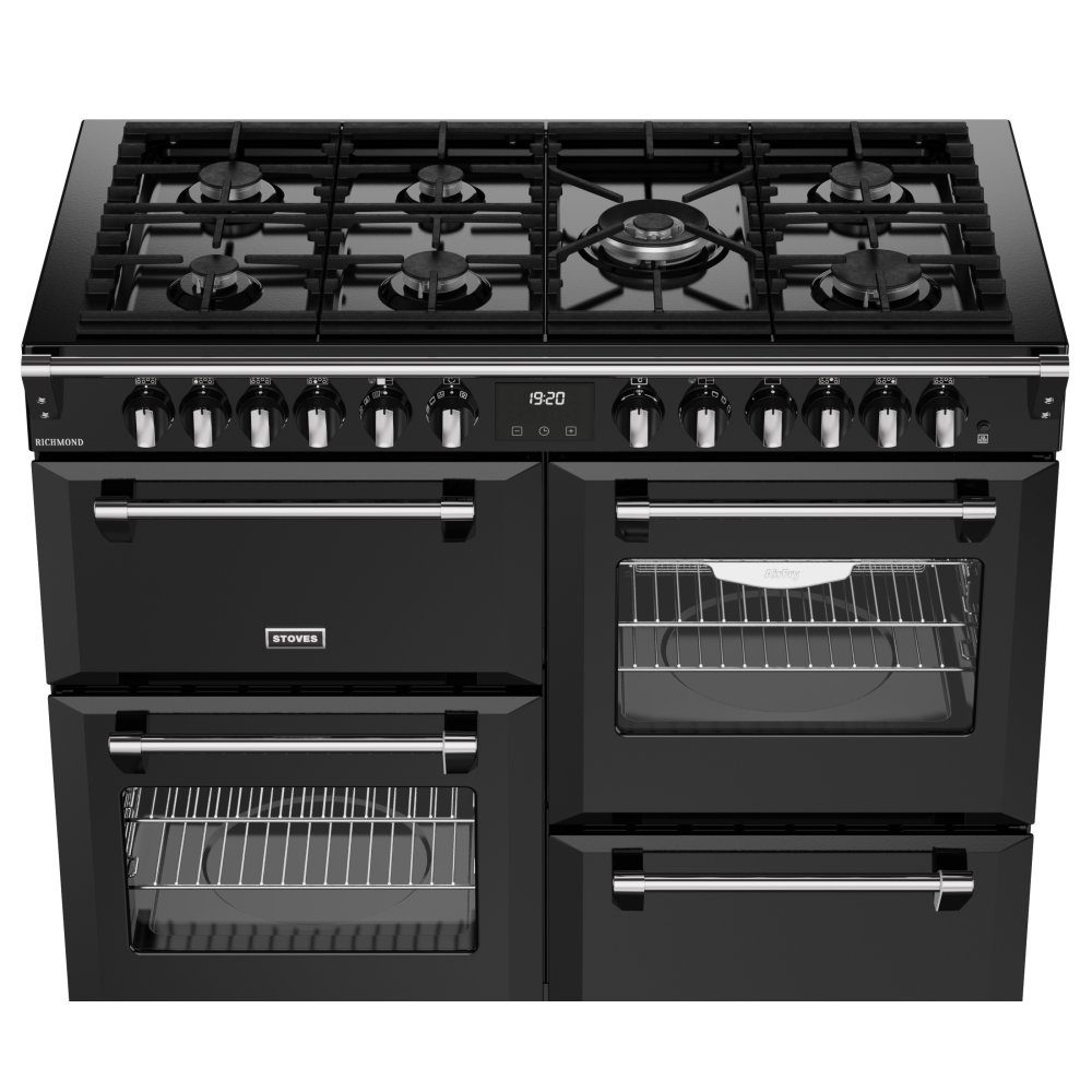 Stoves Richmond 110DF Dual Fuel Range Cooker 444411862 - BLACK Stoves Richmond 110DF Dual Fuel Range Cooker 444411862 - BLACK