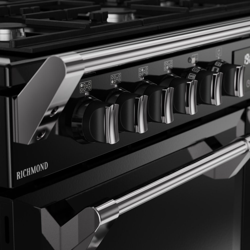 Stoves Richmond 110DF Dual Fuel Range Cooker 444411862 - BLACK Stoves Richmond 110DF Dual Fuel Range Cooker 444411862 - BLACK