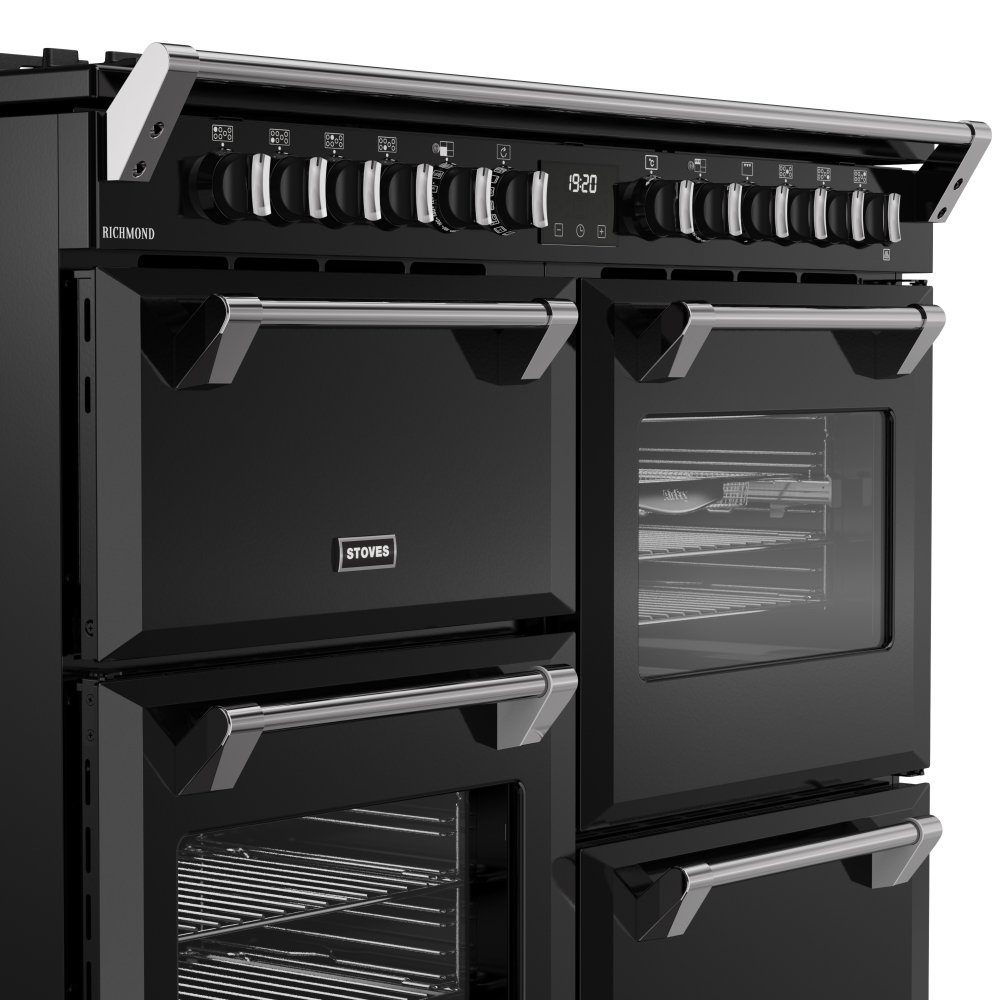 Stoves Richmond 110DF Dual Fuel Range Cooker 444411862 - BLACK Stoves Richmond 110DF Dual Fuel Range Cooker 444411862 - BLACK