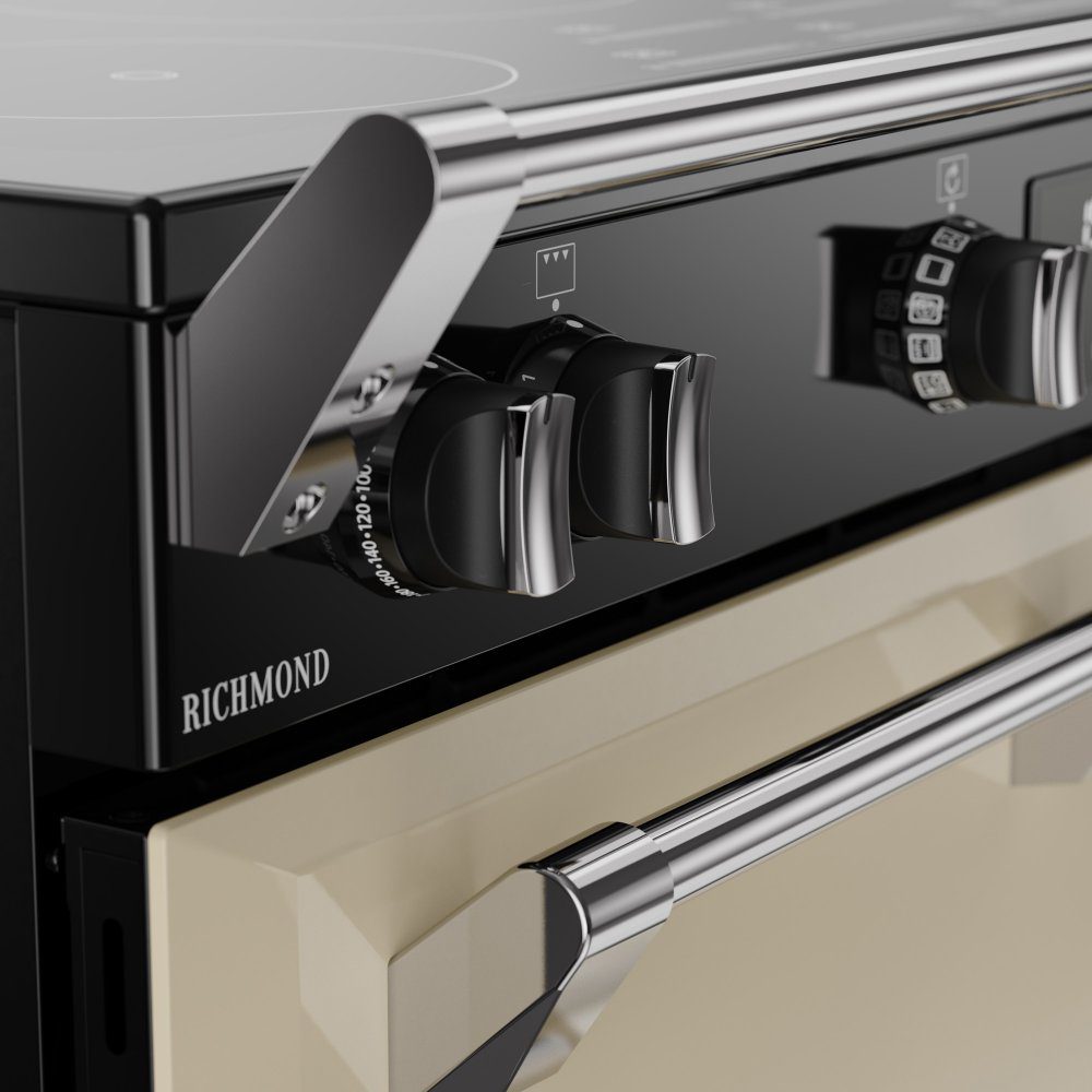 Stoves 11854 Richmond 90cm Induction Range Cooker ST RCA RICH 90EI TCH CRM - CREAM Stoves 11854 Richmond 90cm Induction Range Cooker ST RCA RICH 90EI TCH CRM - CREAM