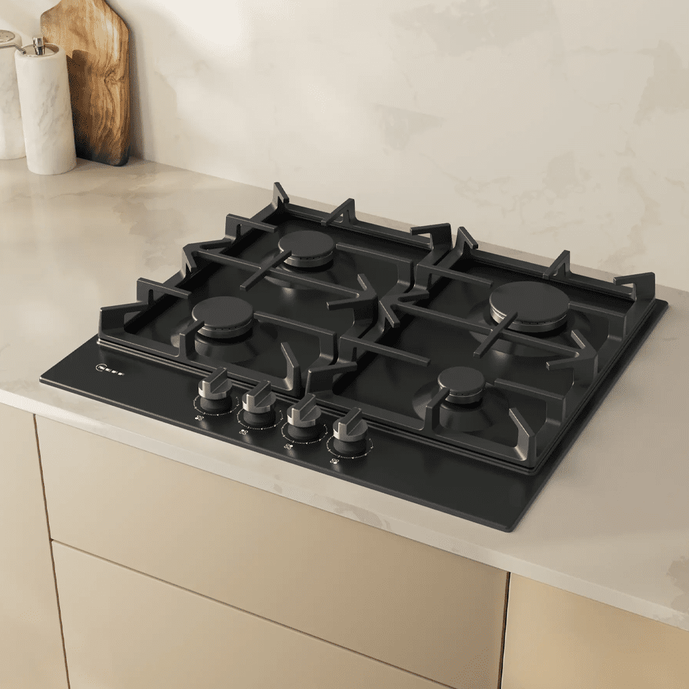 Neff 60cm N70 4 Burner Gas Hob T26CIP8S0 - Black Neff 60cm N70 4 Burner Gas Hob T26CIP8S0 - Black