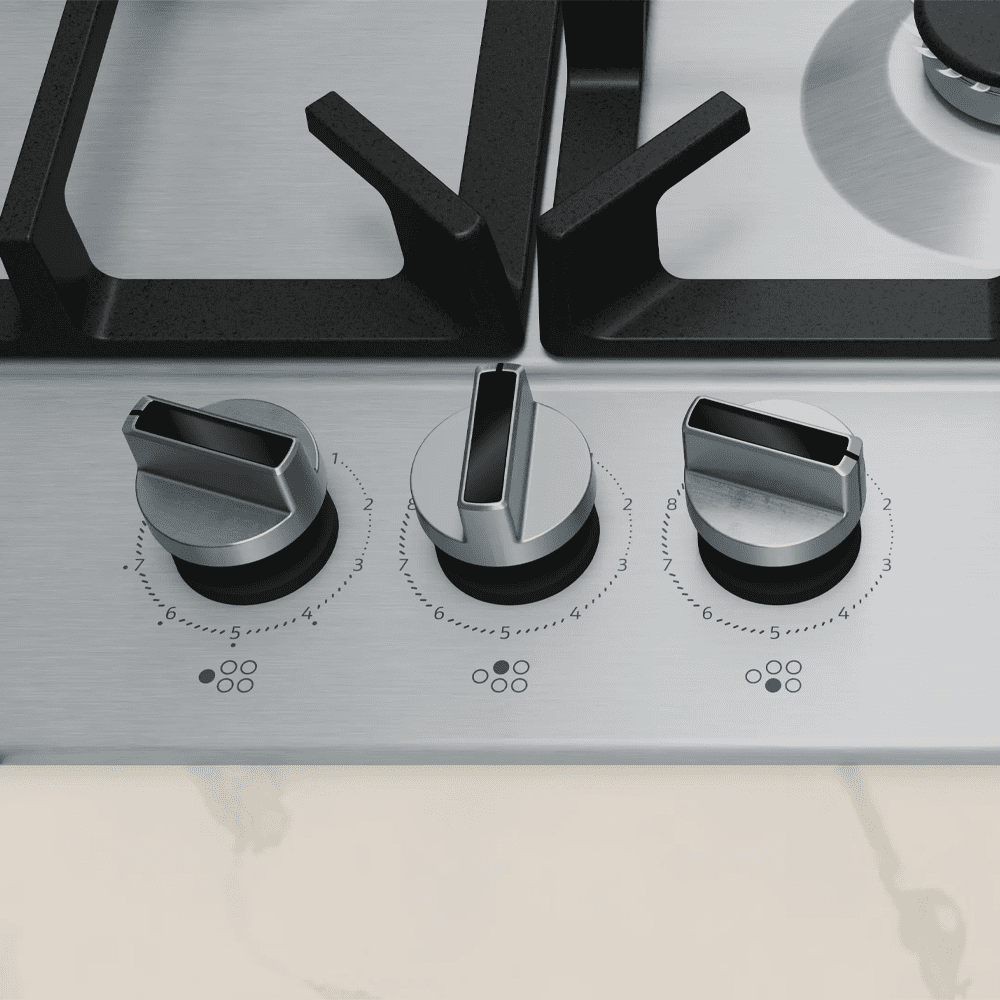 Neff 75cm N70 5 Burner Gas Hob T27CIS8N0 - Stainless Steel Neff 75cm N70 5 Burner Gas Hob T27CIS8N0 - Stainless Steel