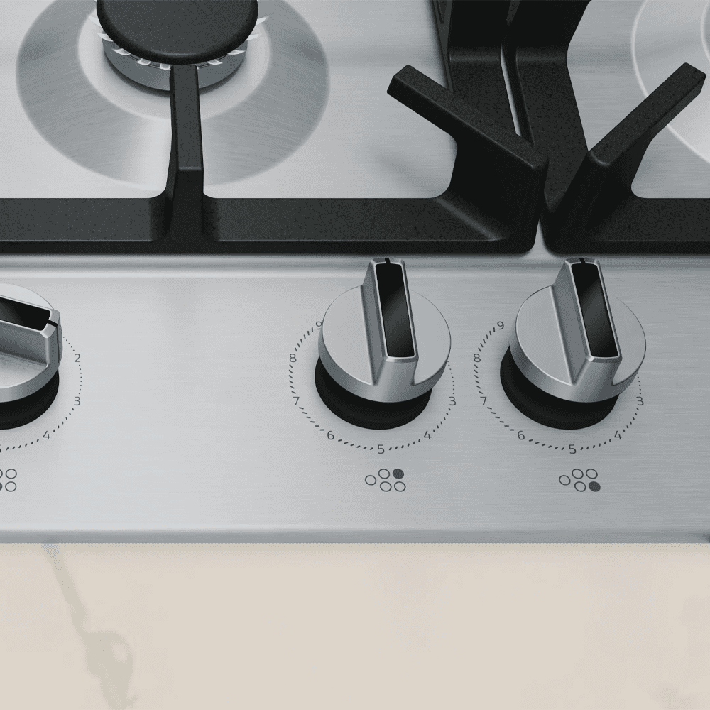 Neff 75cm N70 5 Burner Gas Hob T27CIS8N0 - Stainless Steel Neff 75cm N70 5 Burner Gas Hob T27CIS8N0 - Stainless Steel