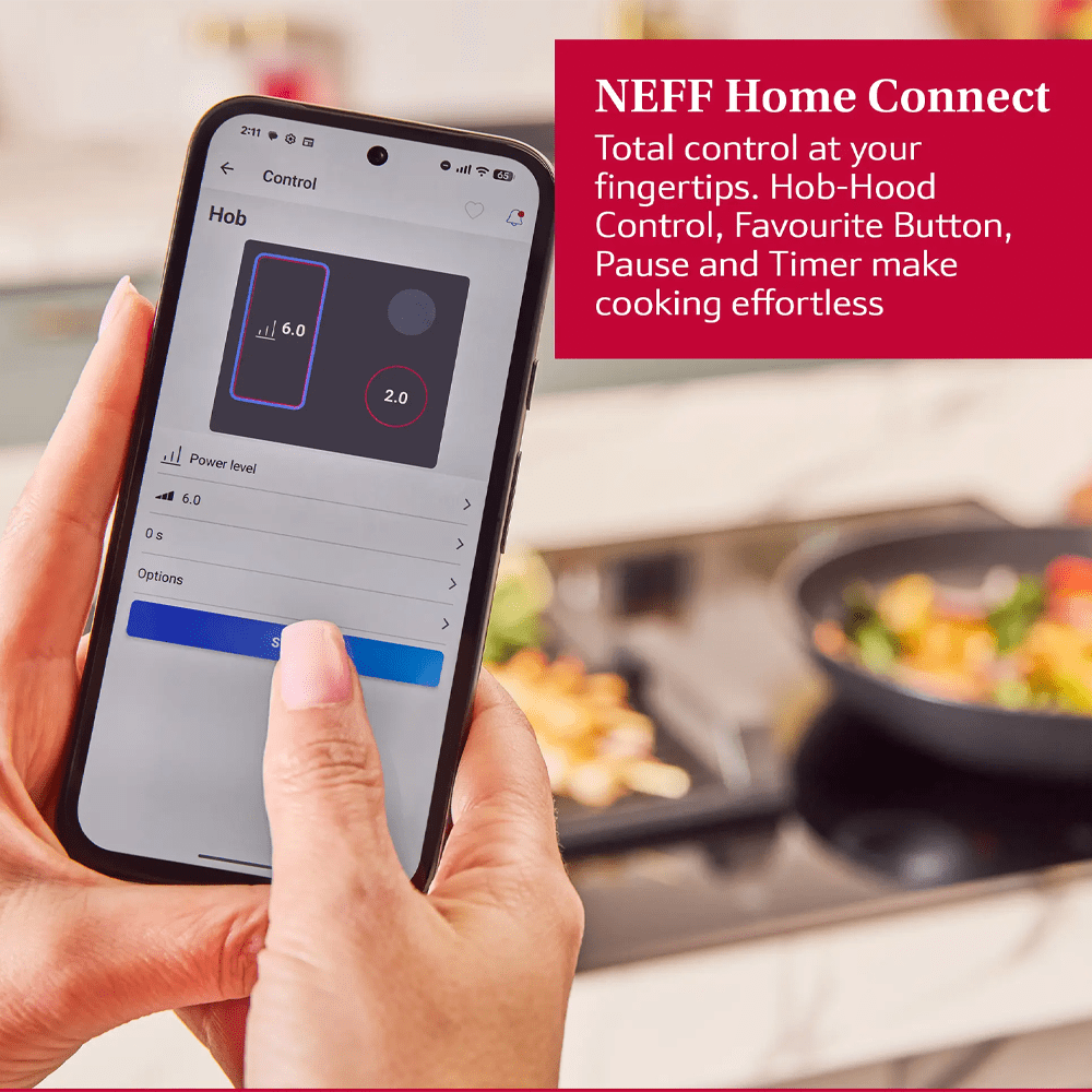 Neff 60cm N70 FlexInduction Hob T66FHE4L0 - Black Neff 60cm N70 FlexInduction Hob T66FHE4L0 - Black