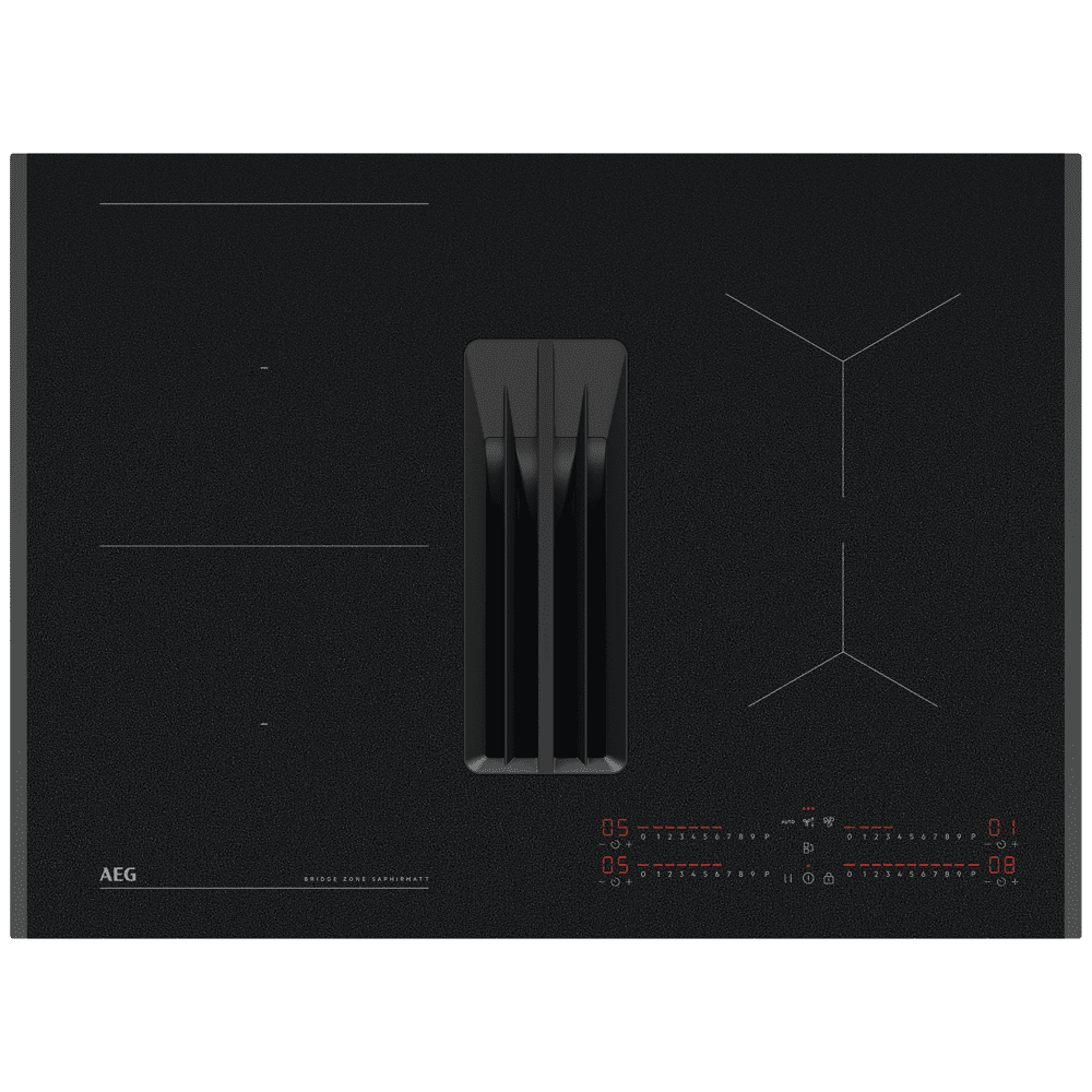AEG  Series 6000 70cm Air Venting SaphirMatt Induction Hob TCH74B01FZ - Matte Black