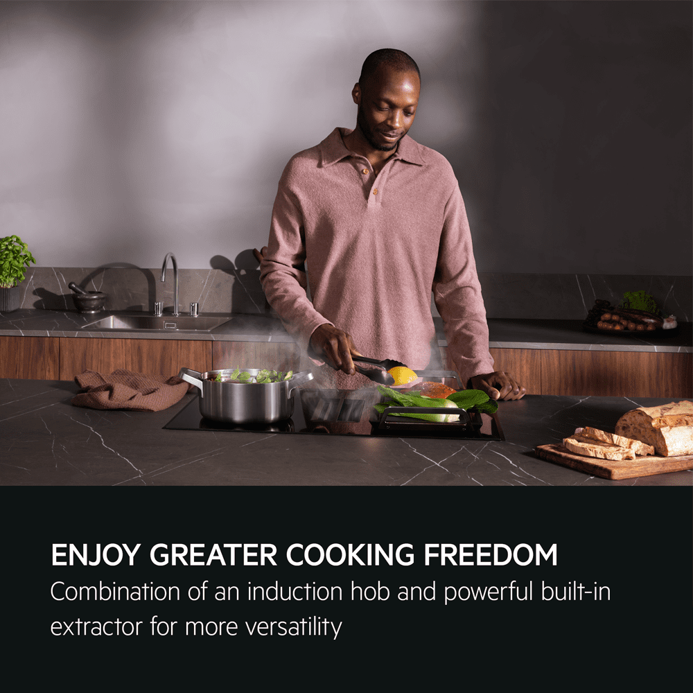 AEG Series 6000 70cm Air Venting SaphirMatt Induction Hob TCH74B01FZ - Matte Black AEG Series 6000 70cm Air Venting SaphirMatt Induction Hob TCH74B01FZ - Matte Black