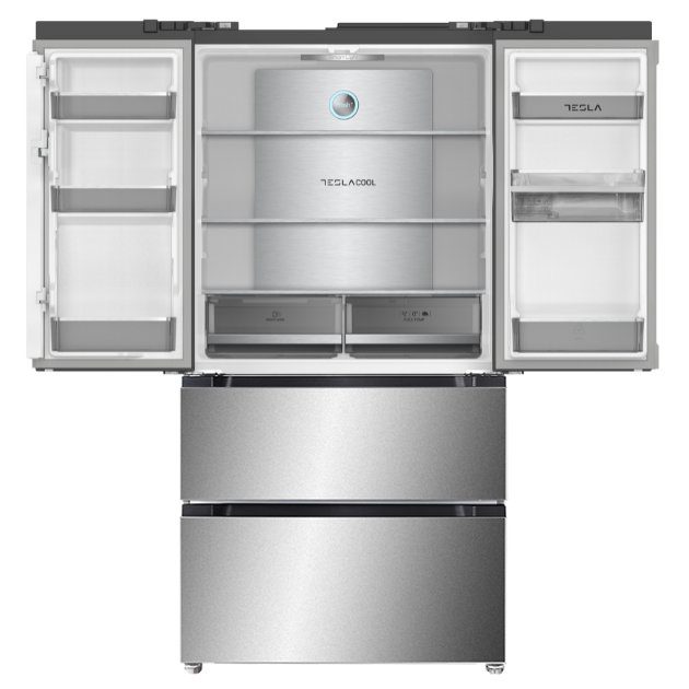 Tesla French Style Fridge Freezer With Water Dispenser Non Plumbed T571FRDX - Stainless Steel Tesla French Style Fridge Freezer With Water Dispenser Non Plumbed T571FRDX - Stainless Steel