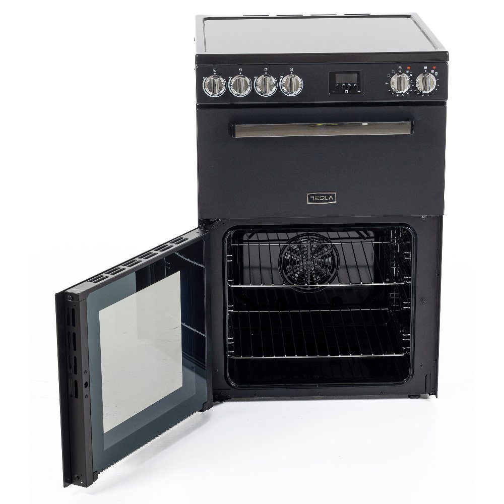 Tesla 60cm Freestanding Ceramic Cooker TMRC60B - Black Tesla 60cm Freestanding Ceramic Cooker TMRC60B - Black