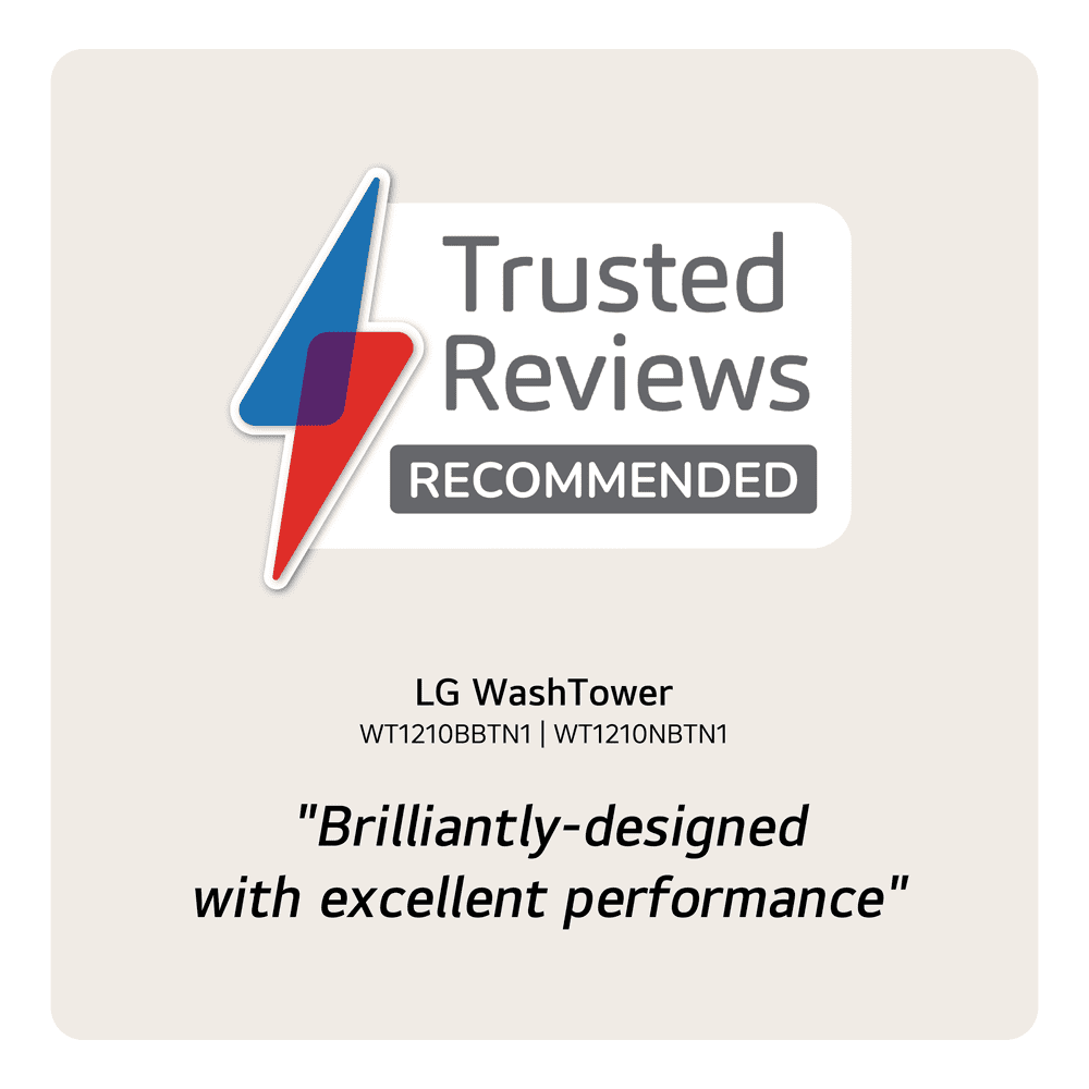 LG 12kg/10kg WashTower TurboWash Washer Dryer WT1210NBTN1 - Green & Beige LG 12kg/10kg WashTower TurboWash Washer Dryer WT1210NBTN1 - Green & Beige