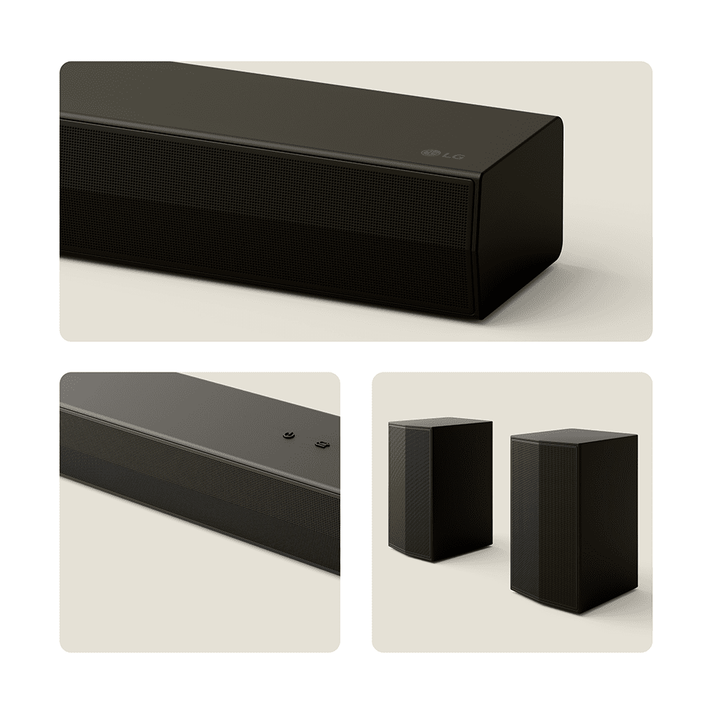 LG 2024 340W 3.1 Channel Soundbar US60T - Black LG 2024 340W 3.1 Channel Soundbar US60T - Black