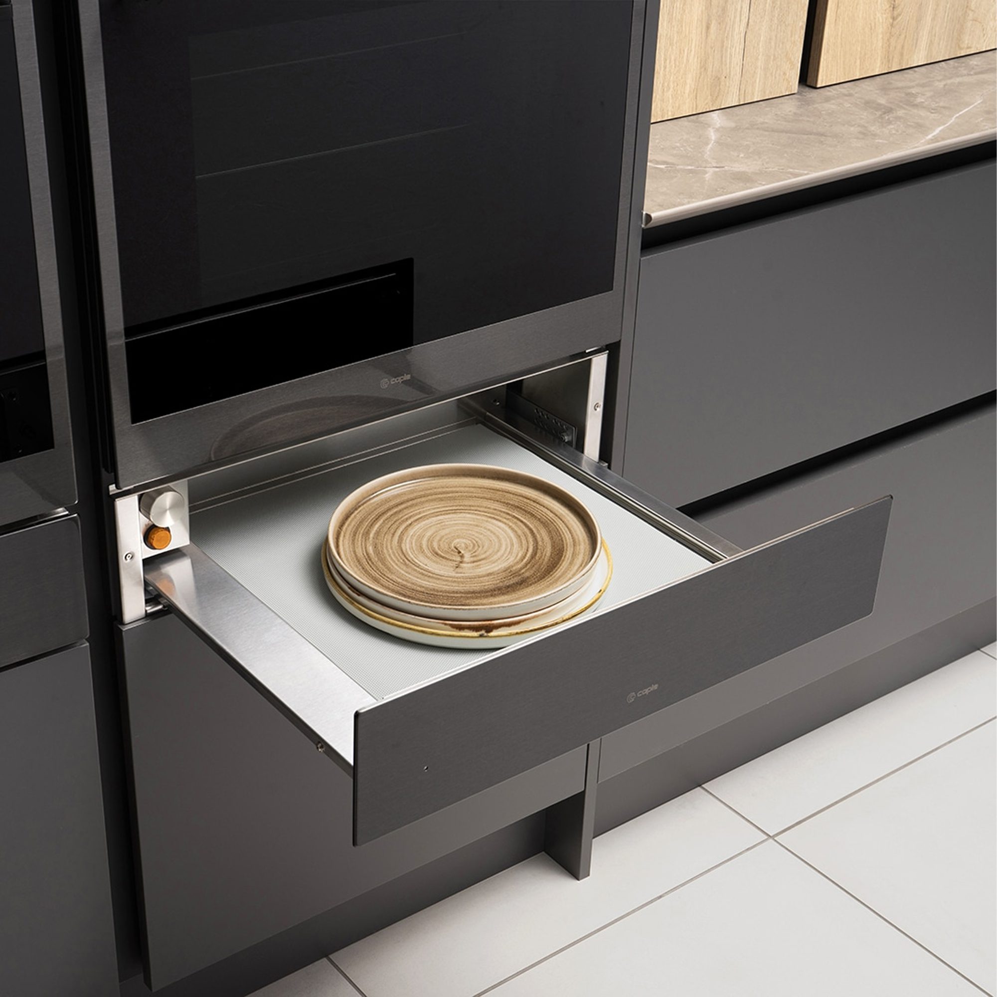 Caple 14cm Warming Drawer WD140GM - Gunmetal Caple 14cm Warming Drawer WD140GM - Gunmetal