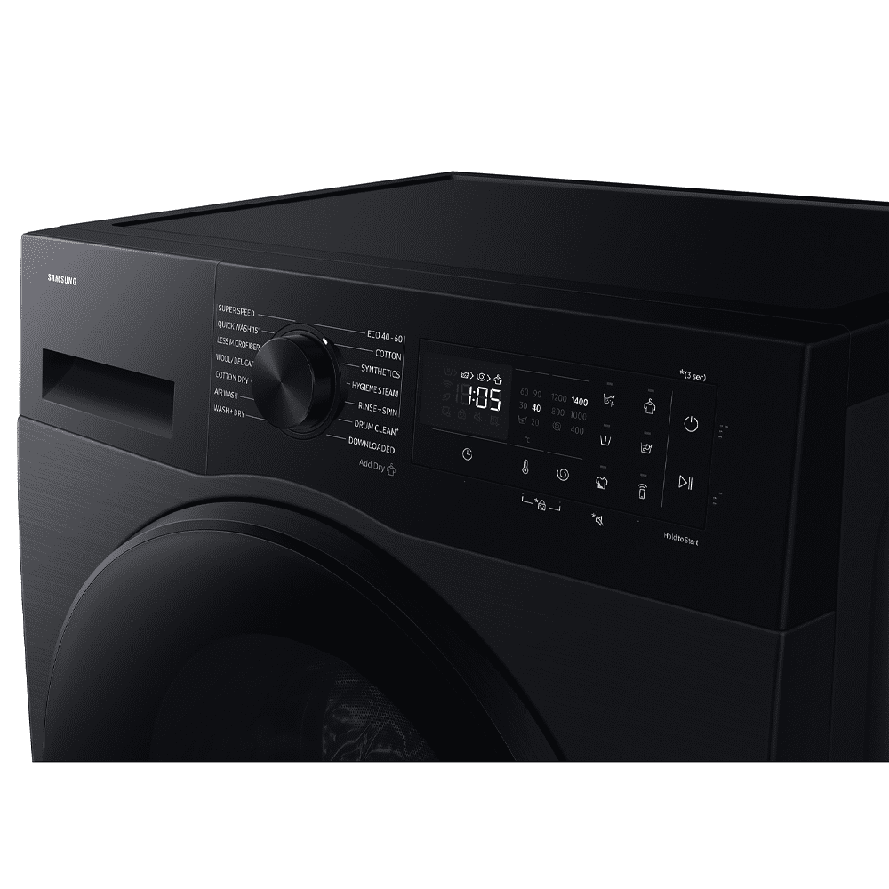 Samsung Series 5 Ecobubble 9kg/5kg Washer Dryer WD90DG5G34BBEU - Black Samsung Series 5 Ecobubble 9kg/5kg Washer Dryer WD90DG5G34BBEU - Black