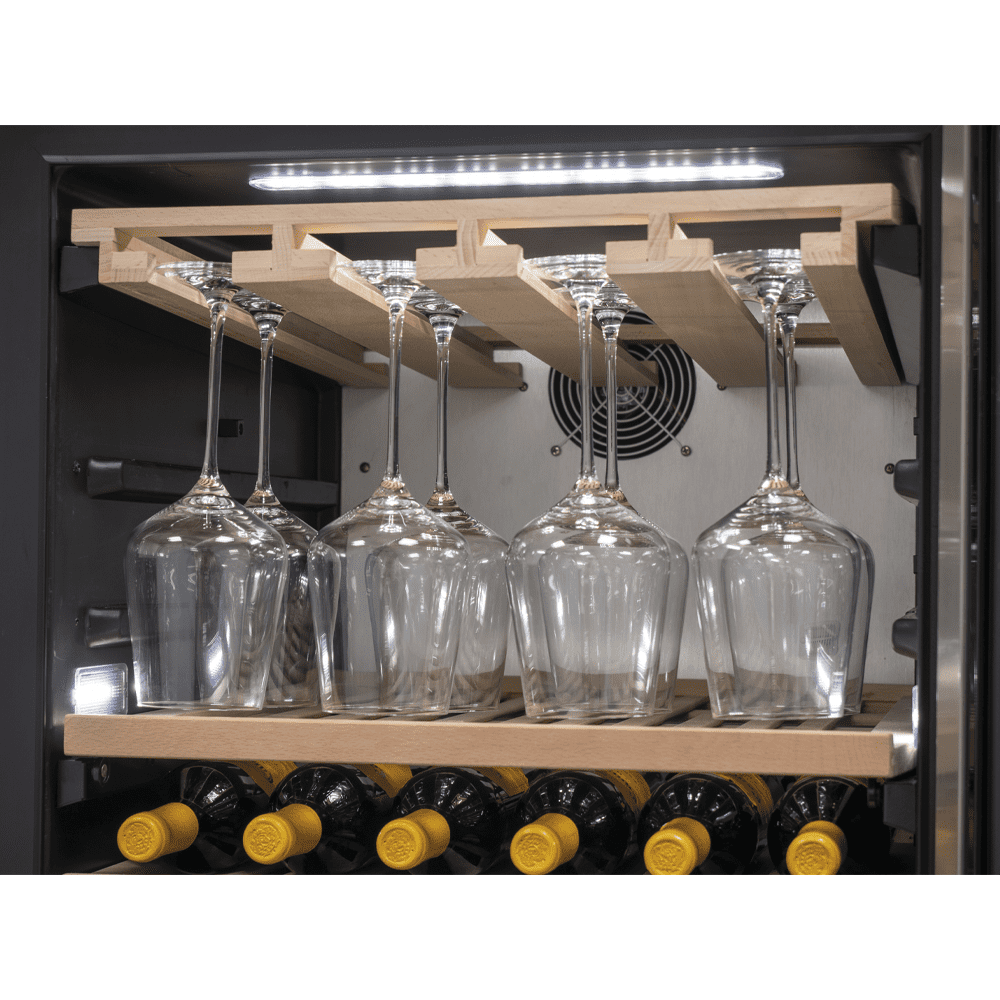 Caple 60cm Freestanding Triple Zone Wine Cooler WF1553BG - Black Caple 60cm Freestanding Triple Zone Wine Cooler WF1553BG - Black