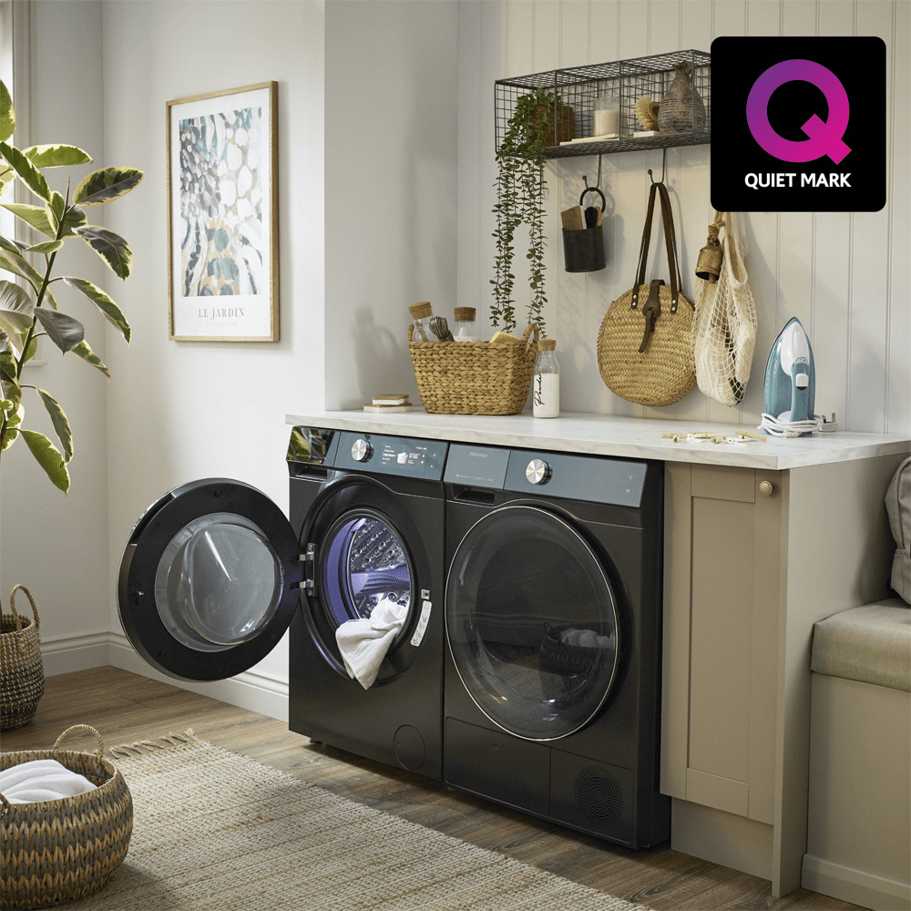 Hisense 12kg 7S Series Autodose Washing Machine 1400rpm WF7S1247BB - Black Hisense 12kg 7S Series Autodose Washing Machine 1400rpm WF7S1247BB - Black