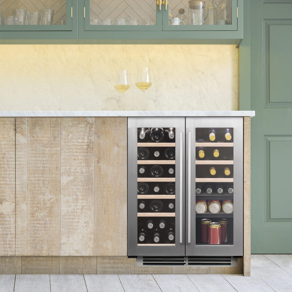 Caple 60cm Undercounter Dual Zone Wine Cooler WI6234 - Stainless Steel Caple 60cm Undercounter Dual Zone Wine Cooler WI6234 - Stainless Steel