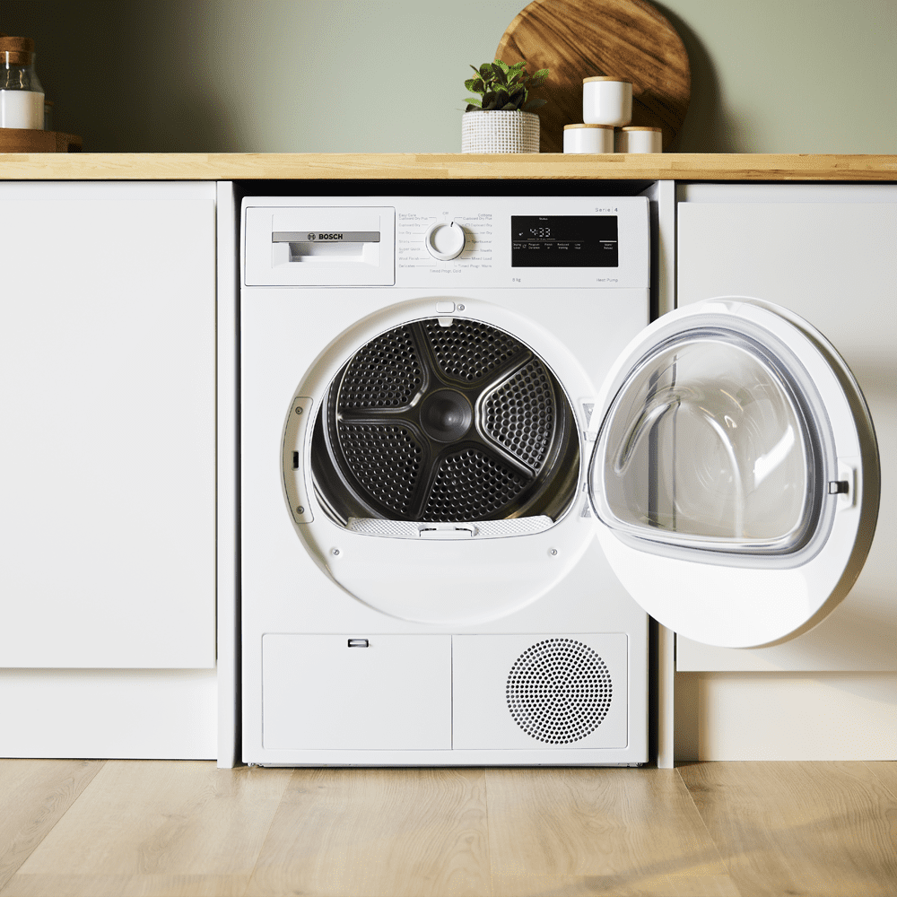 Bosch 8kg Series 4 Heat Pump Condenser Dryer WTH85225GB - White Bosch 8kg Series 4 Heat Pump Condenser Dryer WTH85225GB - White
