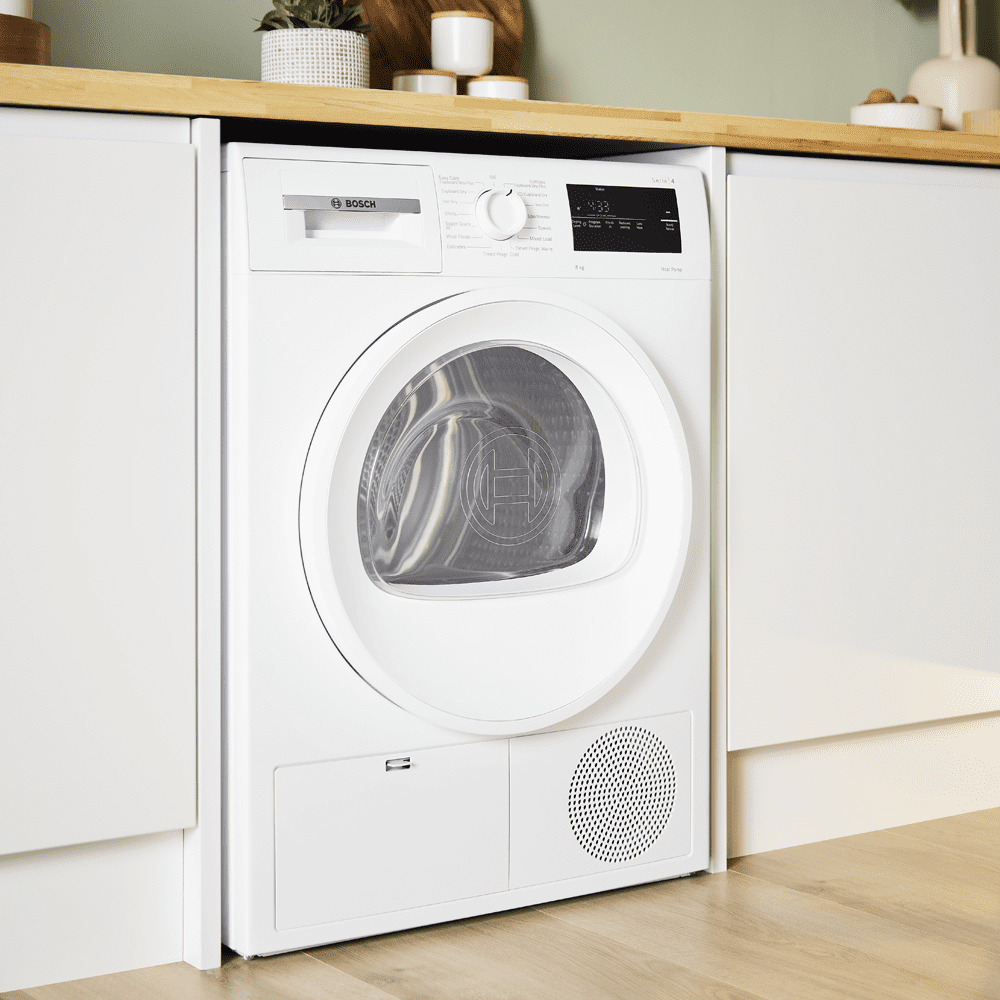 Bosch 8kg Series 4 Heat Pump Condenser Dryer WTH85225GB - White Bosch 8kg Series 4 Heat Pump Condenser Dryer WTH85225GB - White