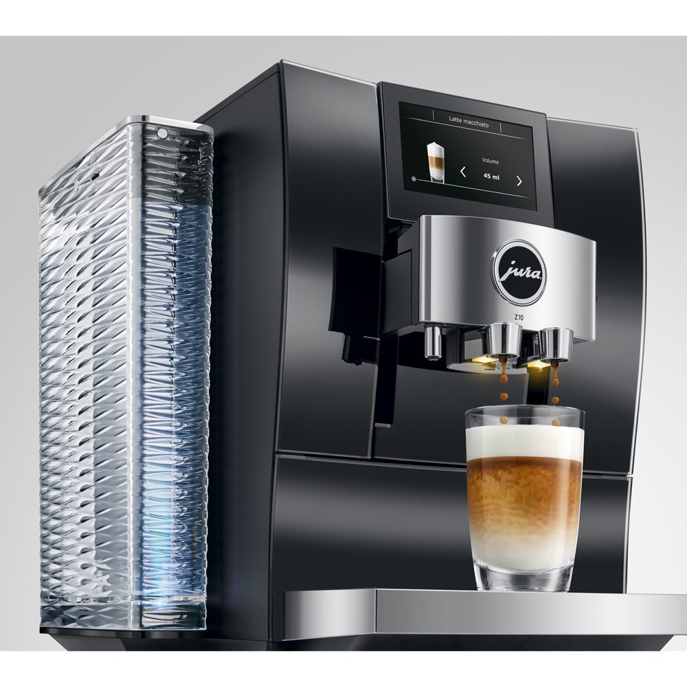Jura 15423 Freestanding Fully Automatic Coffee Machine Z10 DIAMOND Black - Black Jura 15423 Freestanding Fully Automatic Coffee Machine Z10 DIAMOND Black - Black