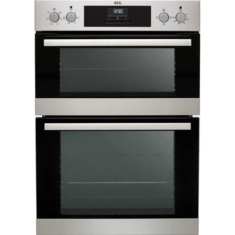AEG  Series 6000 Built In Multifunction Double Oven DCB331010M - Stainless Steel