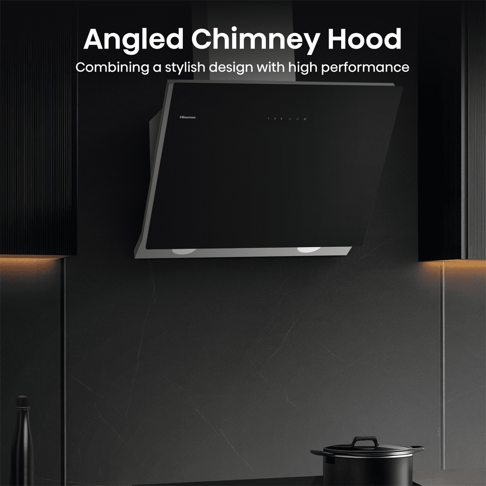 Hisense 60cm Chimney Hood CH6IN14BXBUK - Black Hisense 60cm Chimney Hood CH6IN14BXBUK - Black
