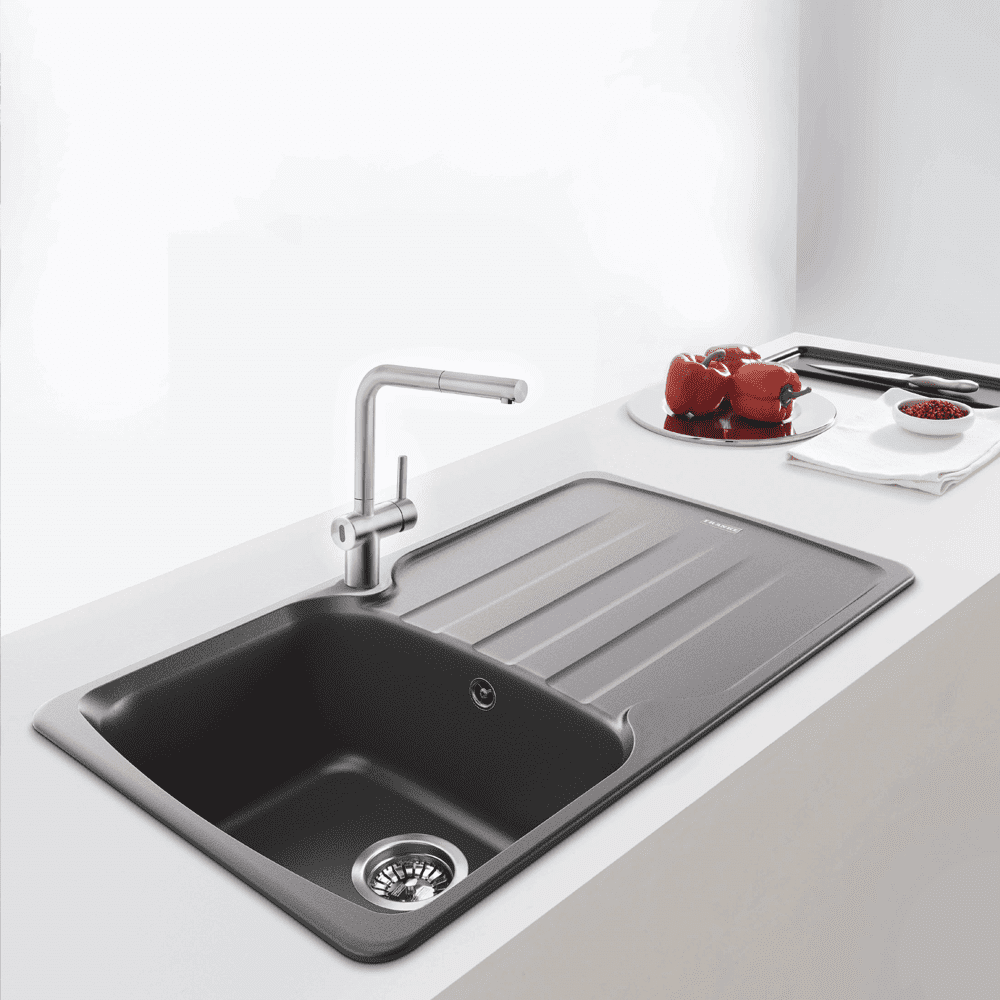 Franke Antea Fragranite Single Bowl Sink 114.0633.738 - Stone Grey Franke Antea Fragranite Single Bowl Sink 114.0633.738 - Stone Grey