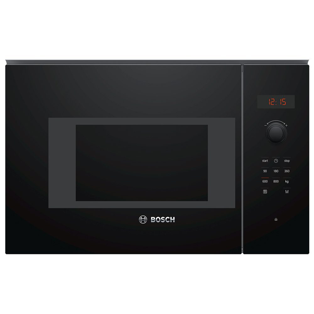 Bosch  Series 4 Built In Microwave For Wall Unit BFL523MB0B - Black