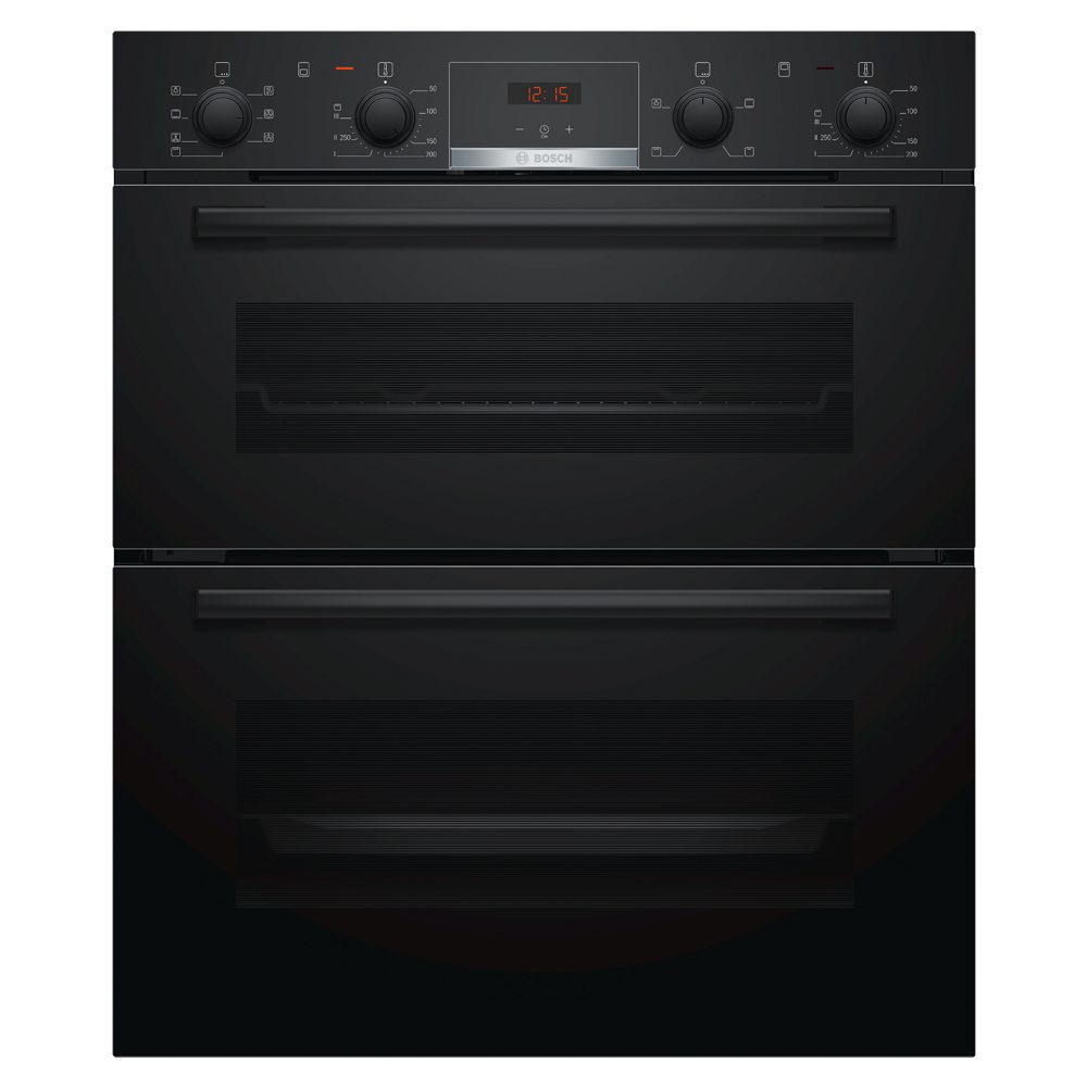 Bosch  Series 4 Built Under Double Oven NBS533BB0B - Black