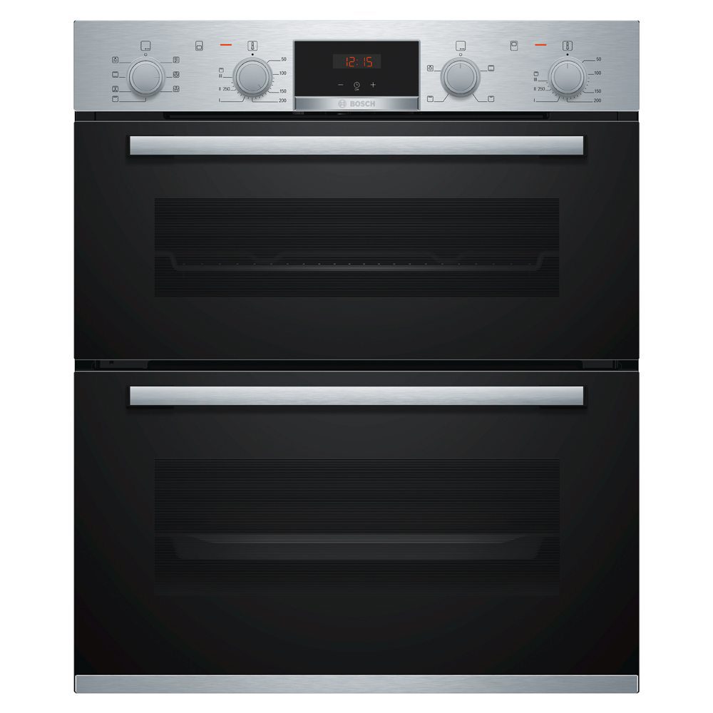 Bosch  Series 4 Built Under Double Oven NBS533BS0B - Stainless Steel