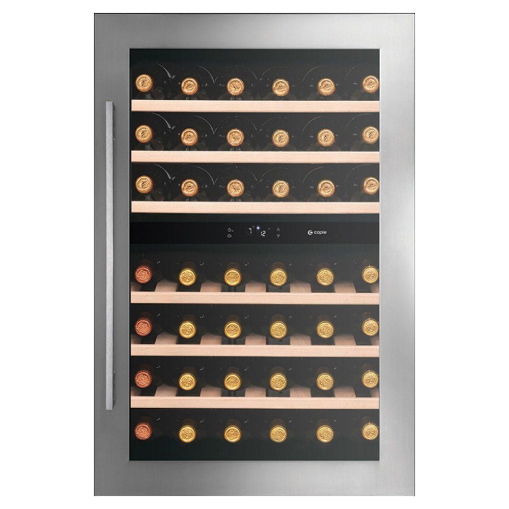 Caple  88cm Integrated In Column Dual Zone Wine Cooler WC6511 - Stainless Steel