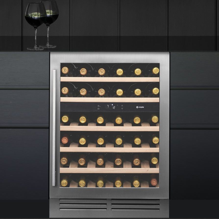 Caple  60cm Undercounter Dual Zone Wine Cooler WI6135 - Stainless Steel