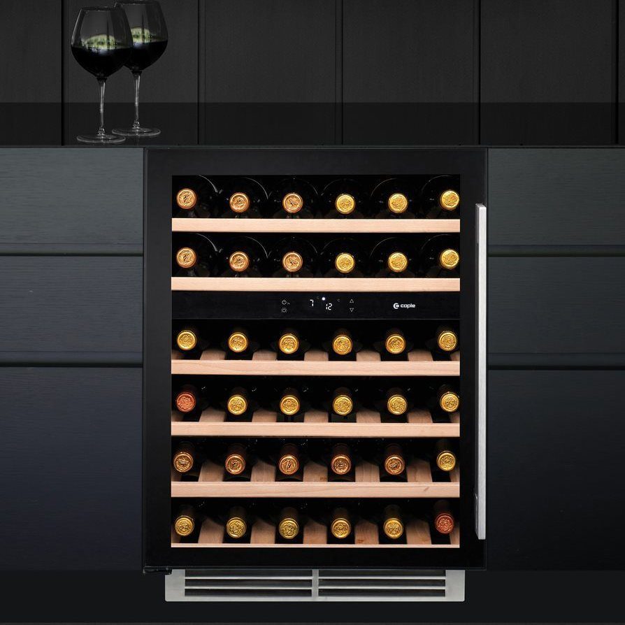 Caple  60cm Undercounter Dual Zone Wine Cooler WI6136BG - Black