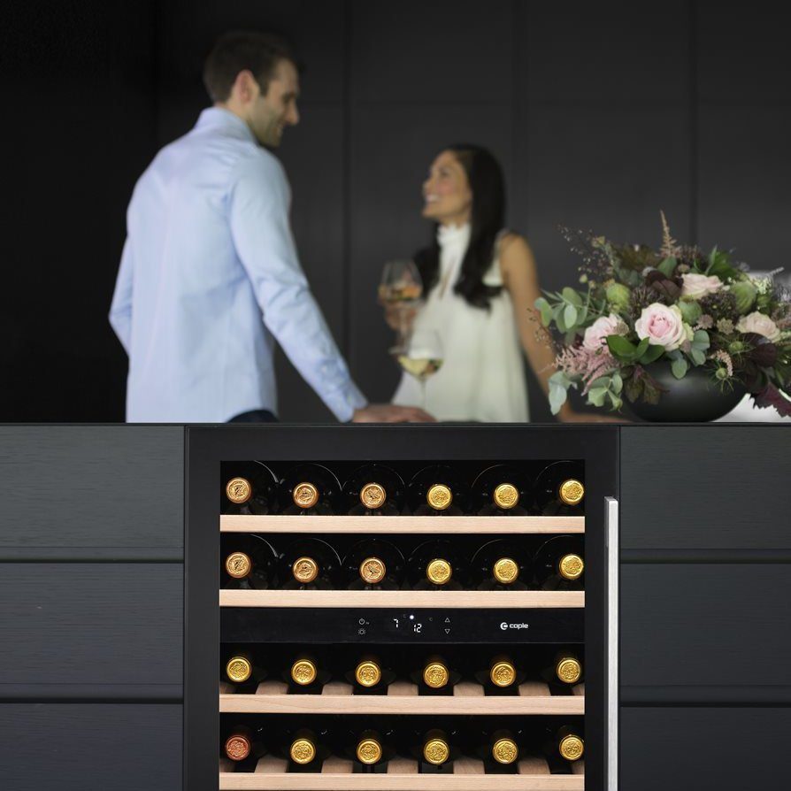 Caple 60cm Undercounter Dual Zone Wine Cooler WI6136BG - Black Caple 60cm Undercounter Dual Zone Wine Cooler WI6136BG - Black