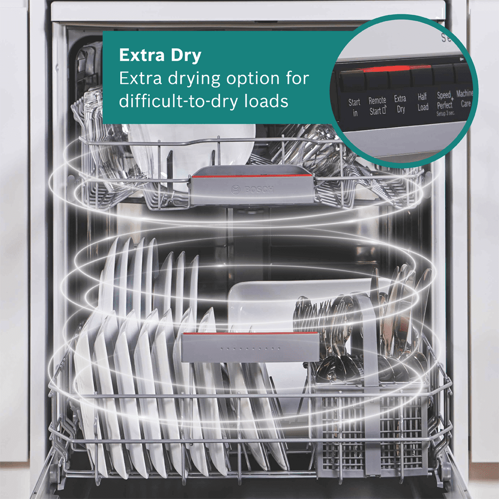 Bosch 60cm Series 4 Freestanding Dishwasher SMS4EKW06G - White Bosch 60cm Series 4 Freestanding Dishwasher SMS4EKW06G - White