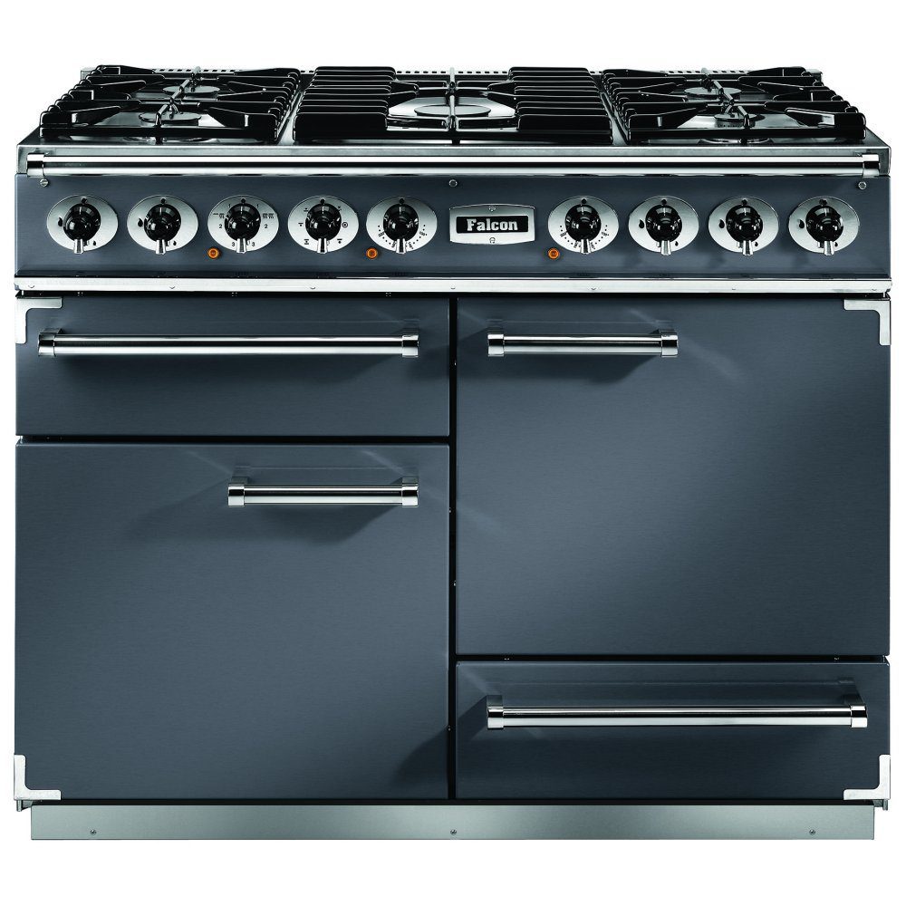 Falcon  1092 Deluxe Dual Fuel Range Cooker F1092DXDFSL/NM - Slate