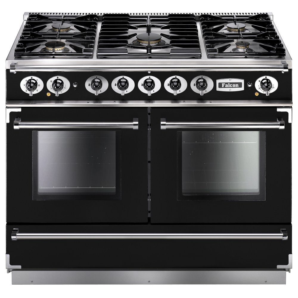 Falcon  Continental 1092 Dual Fuel Range Cooker FCON1092DFBL/CM-EU - Black