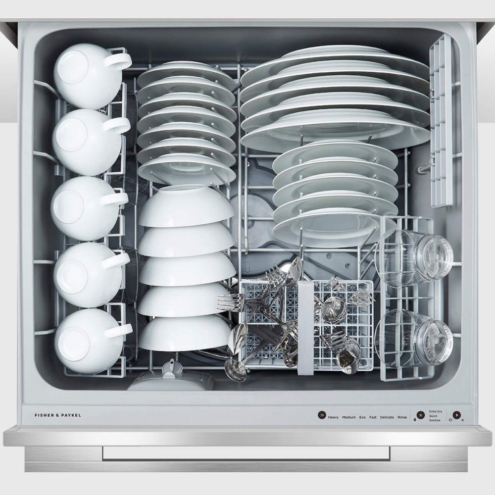 Fisher Paykel Series 9 Designer Series Double DishDrawer With Sanitise DD60DDFHX9 - Stainless Steel Fisher Paykel Series 9 Designer Series Double DishDrawer With Sanitise DD60DDFHX9 - Stainless Steel