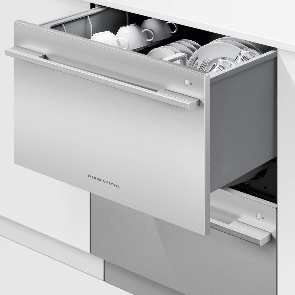 Fisher Paykel Series 9 Designer Series Double DishDrawer With Sanitise DD60DDFHX9 - Stainless Steel Fisher Paykel Series 9 Designer Series Double DishDrawer With Sanitise DD60DDFHX9 - Stainless Steel