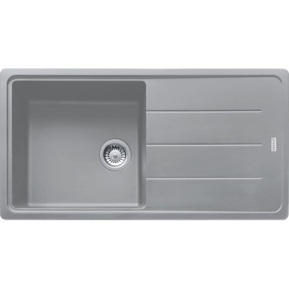 Franke Basis Fragranite Single Bowl Sink 114.0484.967 - Stone Grey