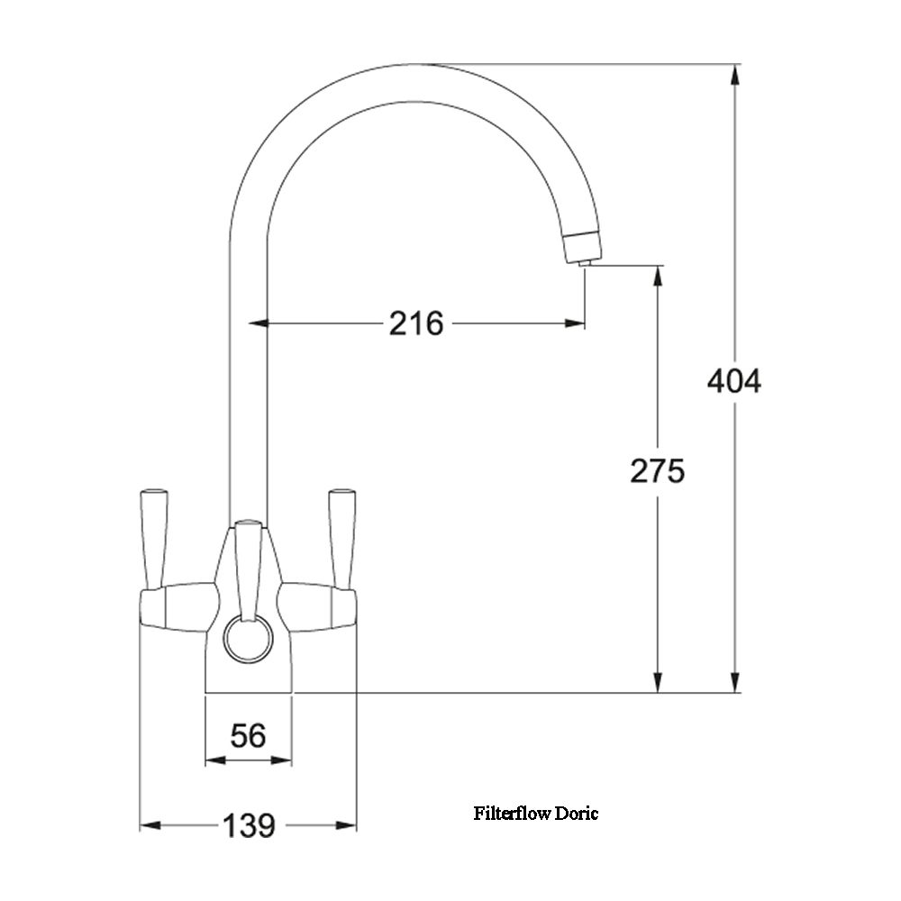 Franke Filterflow Doric Tap 120.0615.357 - Chrome Franke Filterflow Doric Tap 120.0615.357 - Chrome