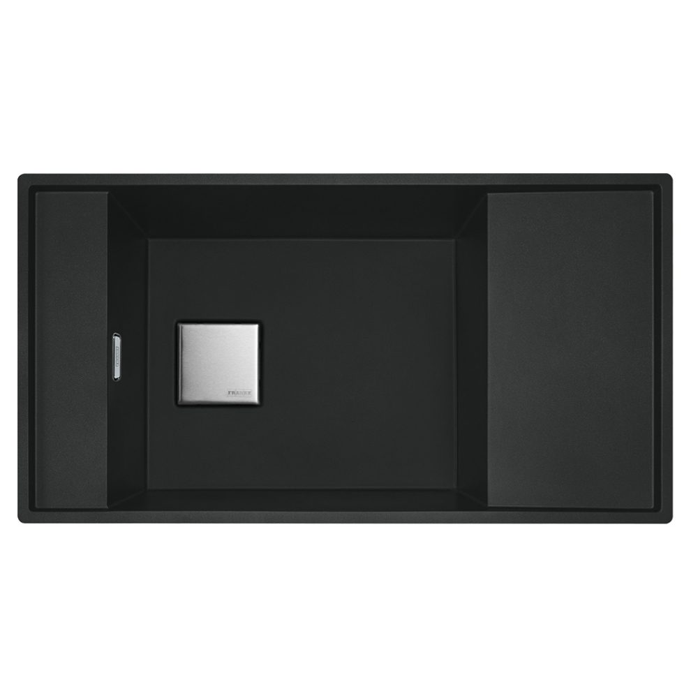 Franke Fresno Fragranite Single Bowl Undermount Sink 135.0633.440 - Matte Black