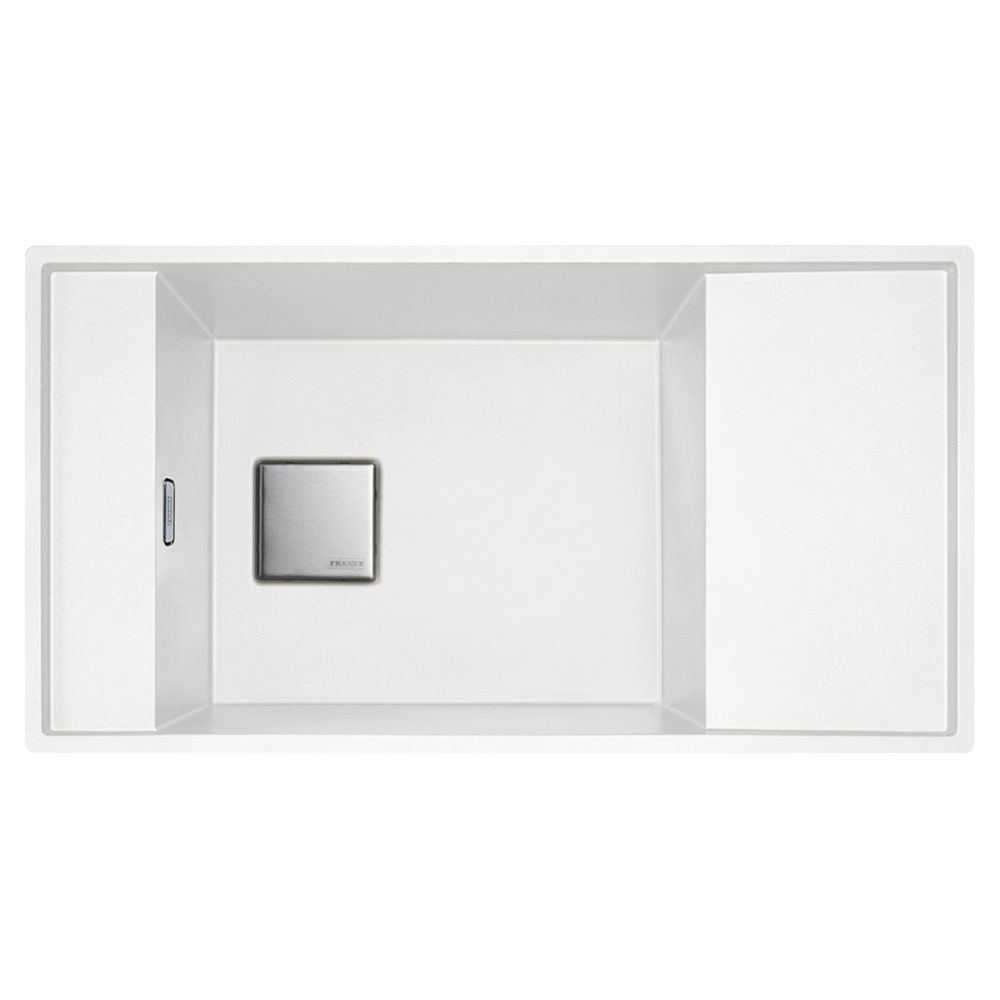 Franke Fresno Fragranite Single Bowl Undermount Sink 135.0633.439 - White