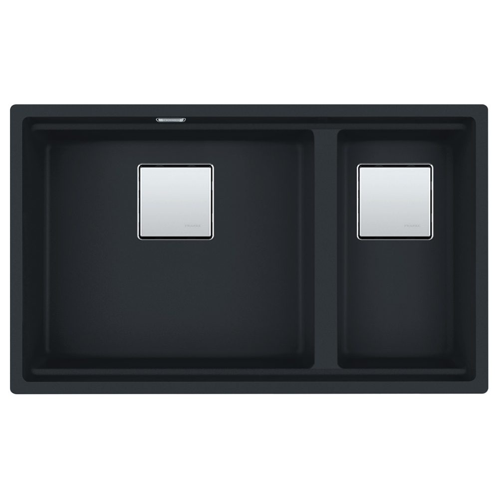 Franke Kubus Fragranite 1.5 Bowl Undermount Sink 125.0630.444 - Matte Black