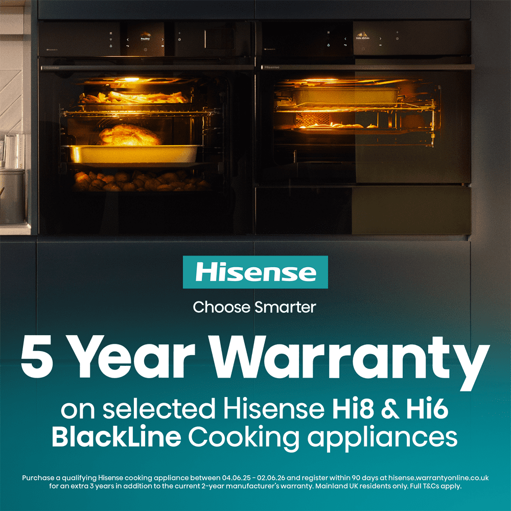 Hisense Hi6 BlackLine Multifunction Steam Add Single Oven BSA66346ADBGUK - Black Hisense Hi6 BlackLine Multifunction Steam Add Single Oven BSA66346ADBGUK - Black
